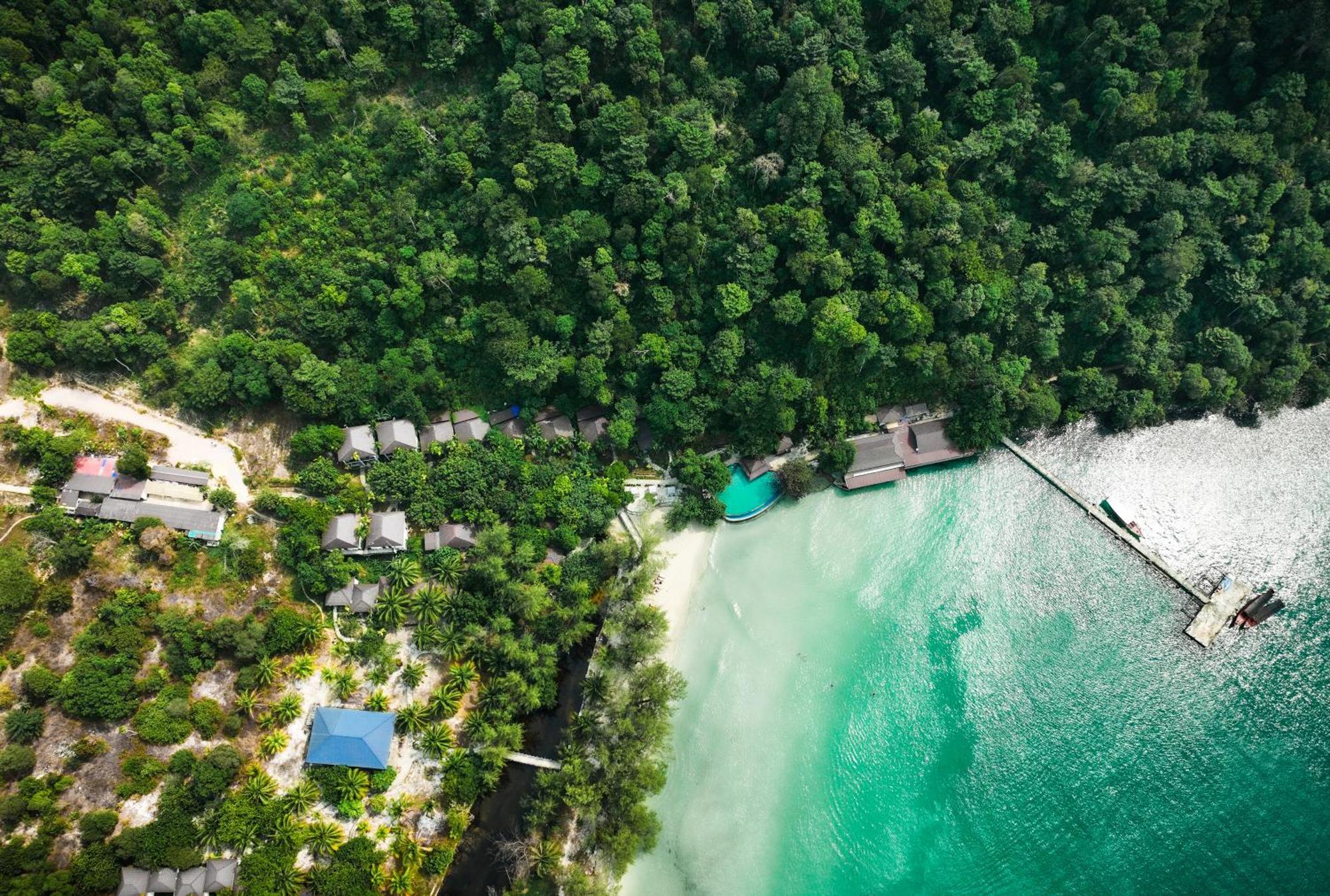 Koh Rong Hill Beach Resort Derm Tkov Village Esterno foto